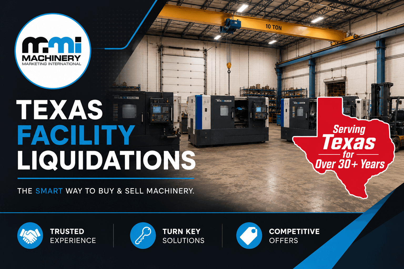 Texas Facility Liquidation Services: How MMI Helps Manufacturers Maximize Asset Value