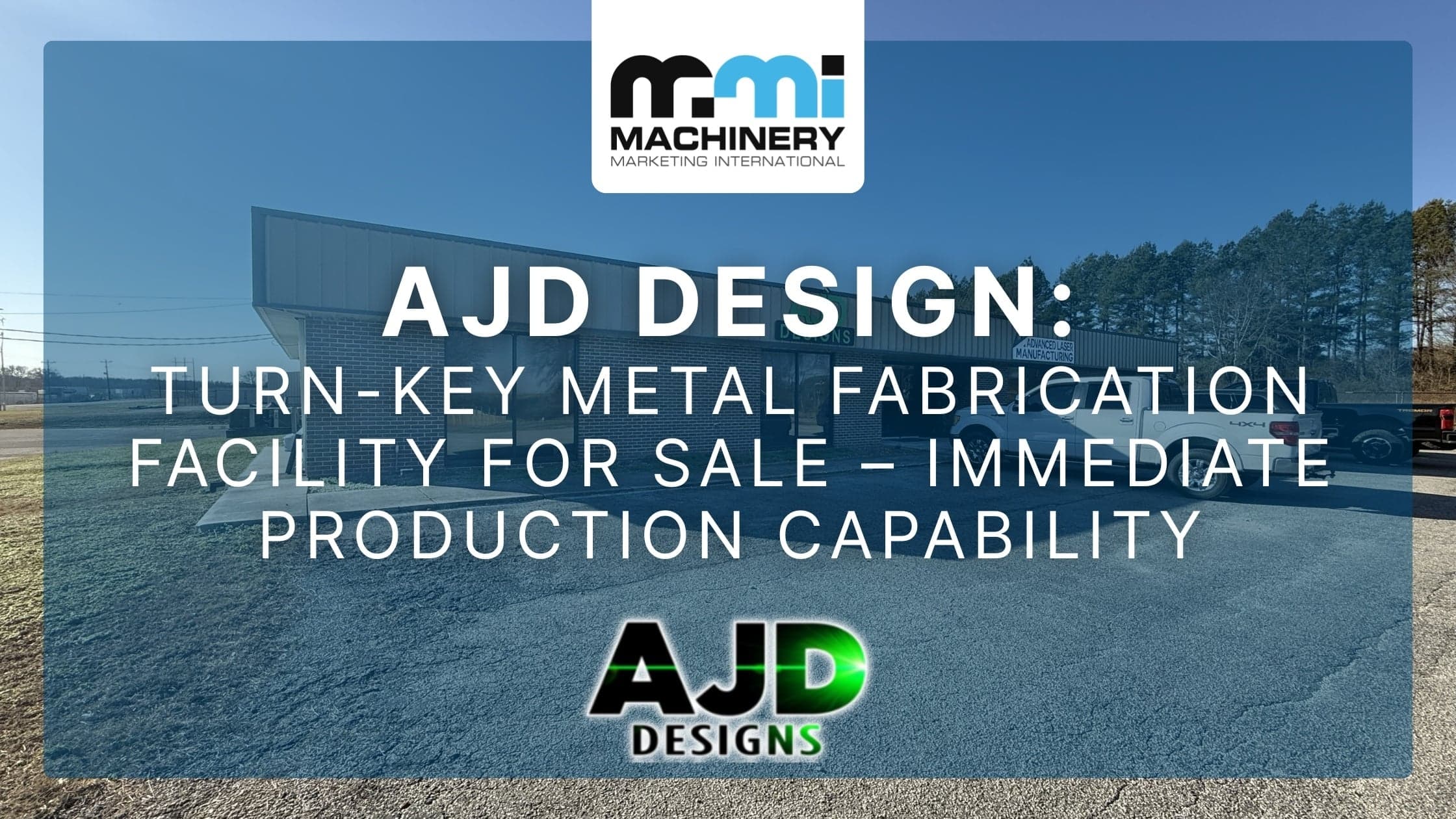 Turn-Key Metal Fabrication Facility for Sale – Immediate Production Capability