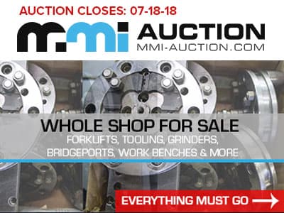 Chicagoland Machine Shop Chooses MMI to Auction CNC Machinery and Tooling Following Closure