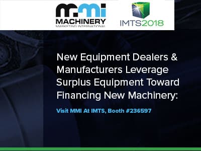 Machinery Marketing International is Exhibiting at IMTS 2018