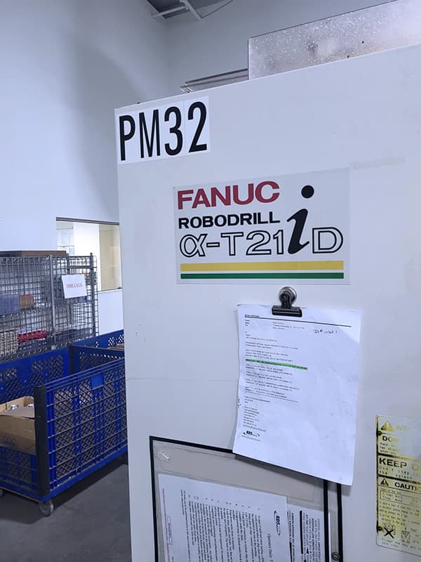 Fanuc Robodrill T21iD - 2003 - PM32