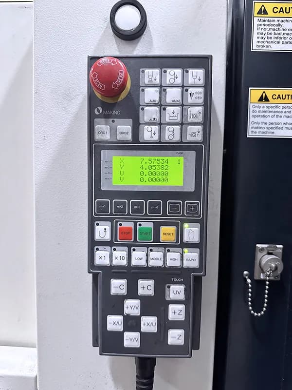 Makino U3 H.E.A.T Wire EDM Machine (2017)