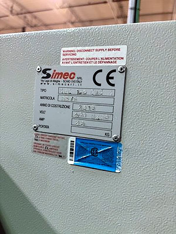 Simec Tube Saw MEC 120 CNC 2019