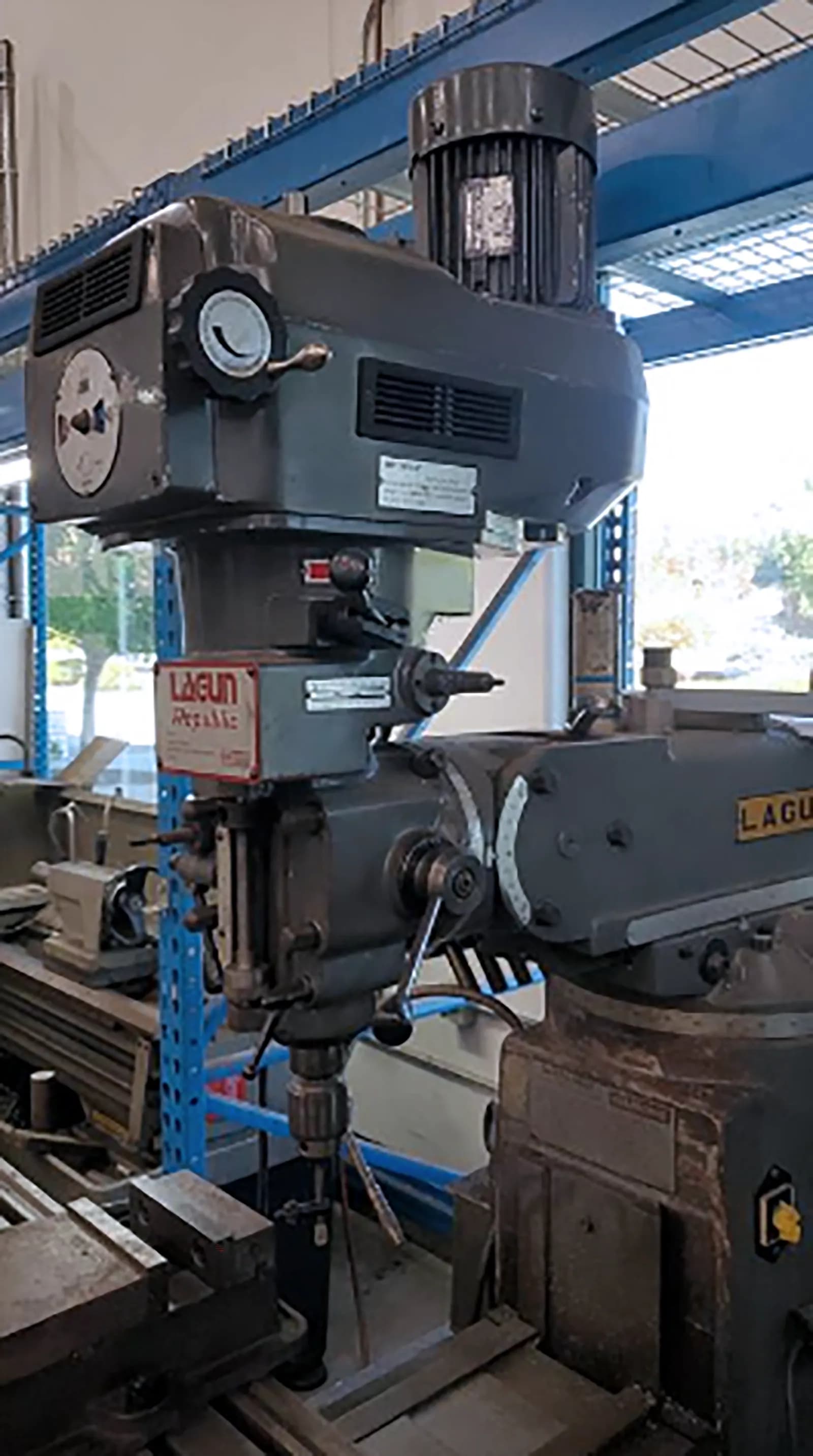 9" x 48" Lagun Vertical Milling Machine W/ DROs, Powerfeed_3633520
