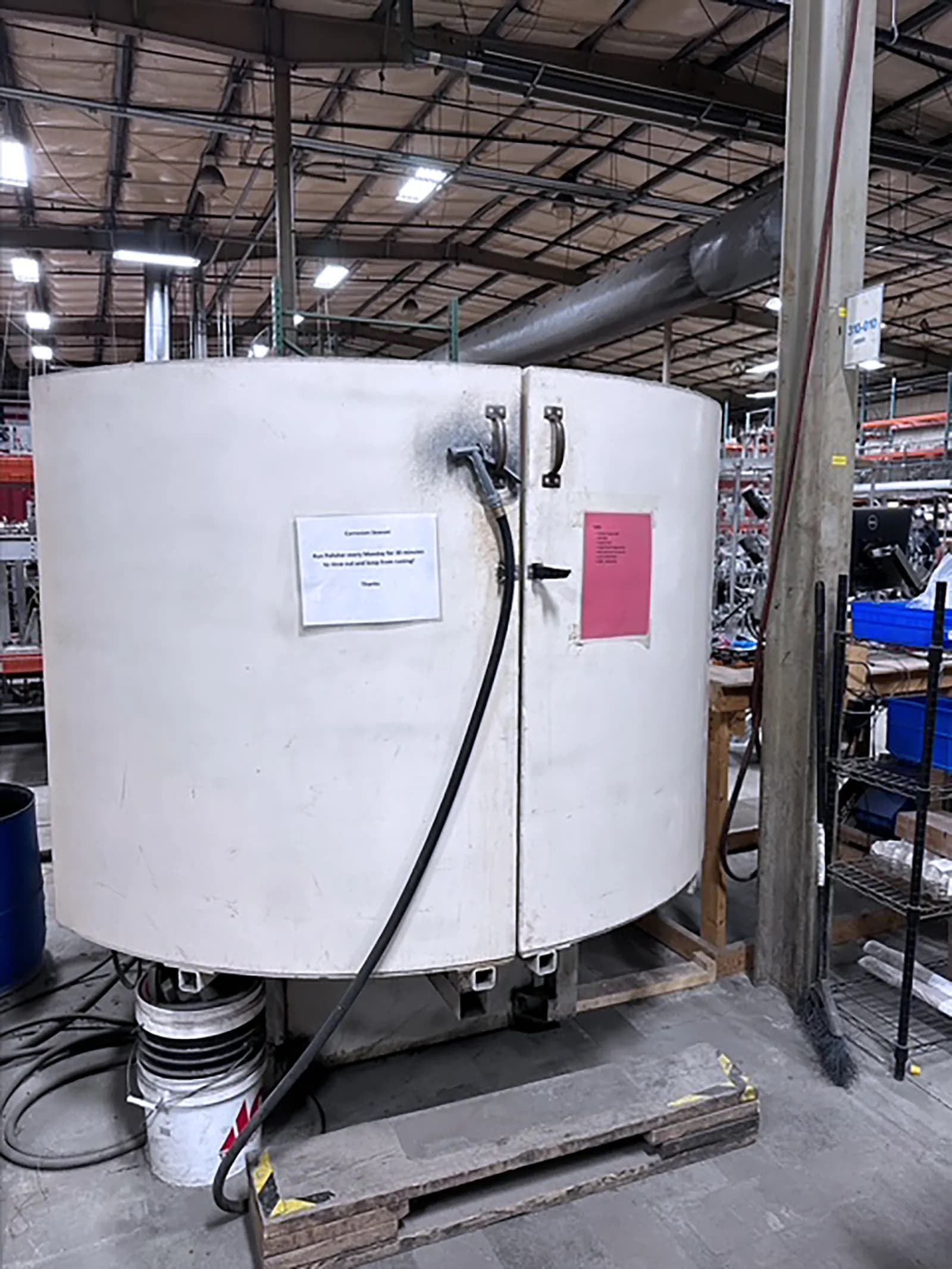 Almco OR-23V Round Bowl Vibratory Finishing Machine_3695289
