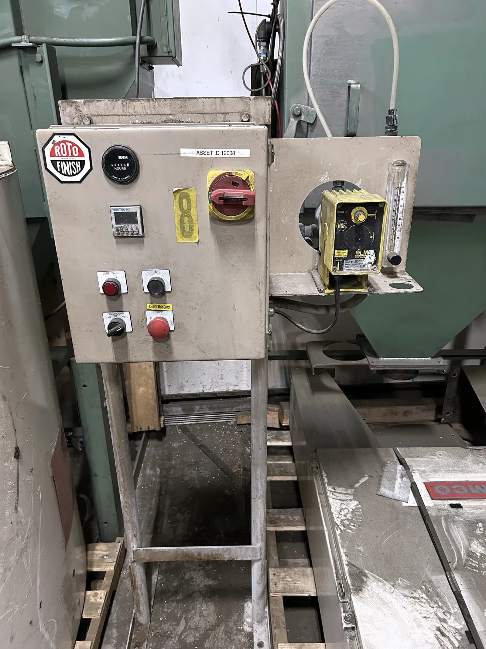 Hammond 10 Cubic Foot Roto-Finish ER-1011C Vibratory Finishing Machine_3695292
