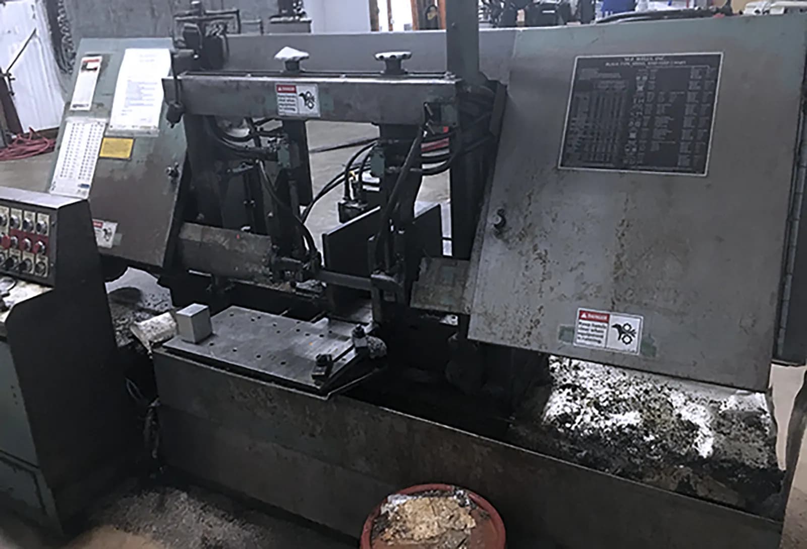 W.F. Wells Horizontal Automatic Band Saw, F1620_3642351