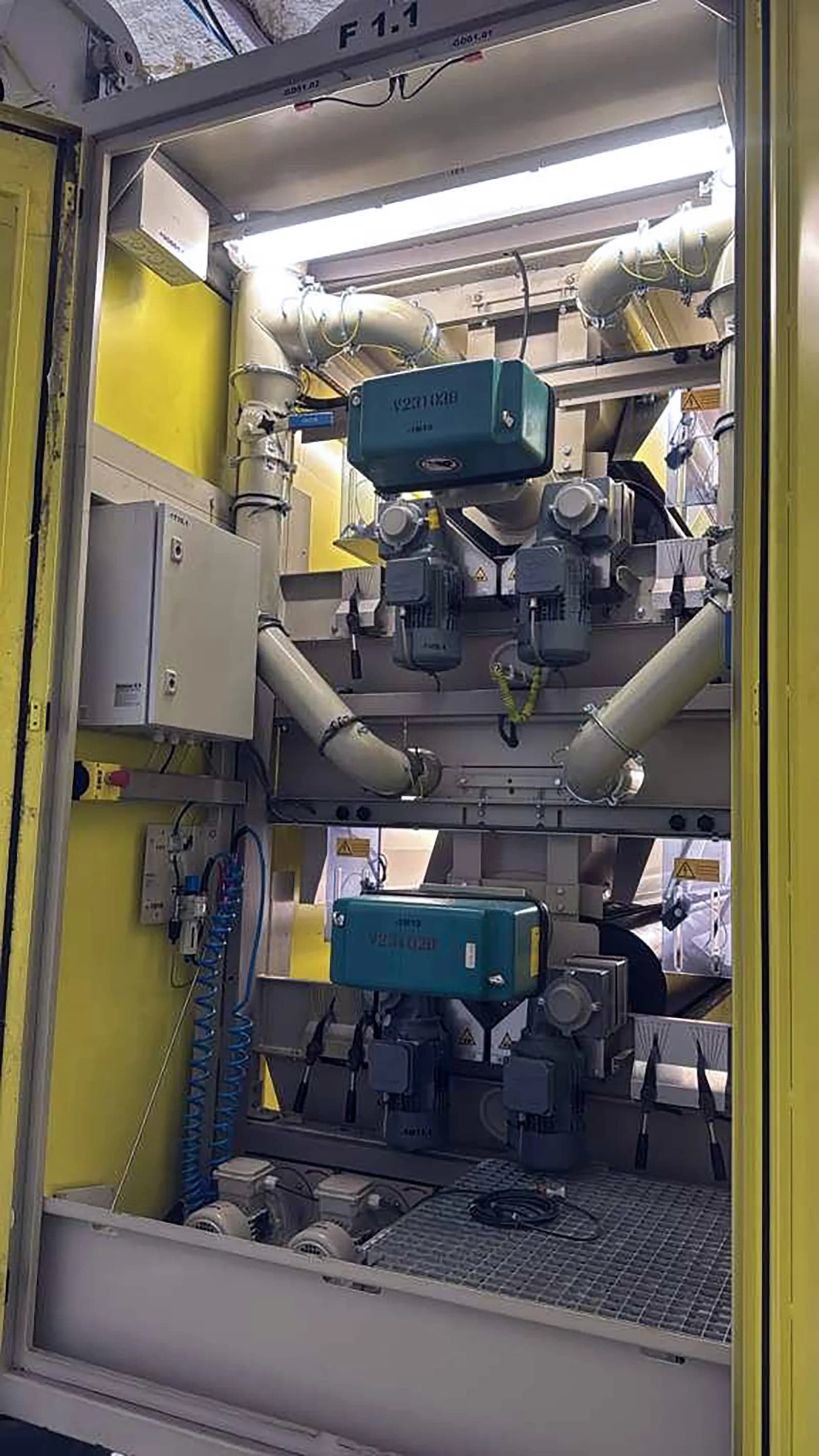 2024 Hamos KWS 2522‑2 Corona Electrostatic Separator – Full Line with Silo, Elevator & Dust System_3738500