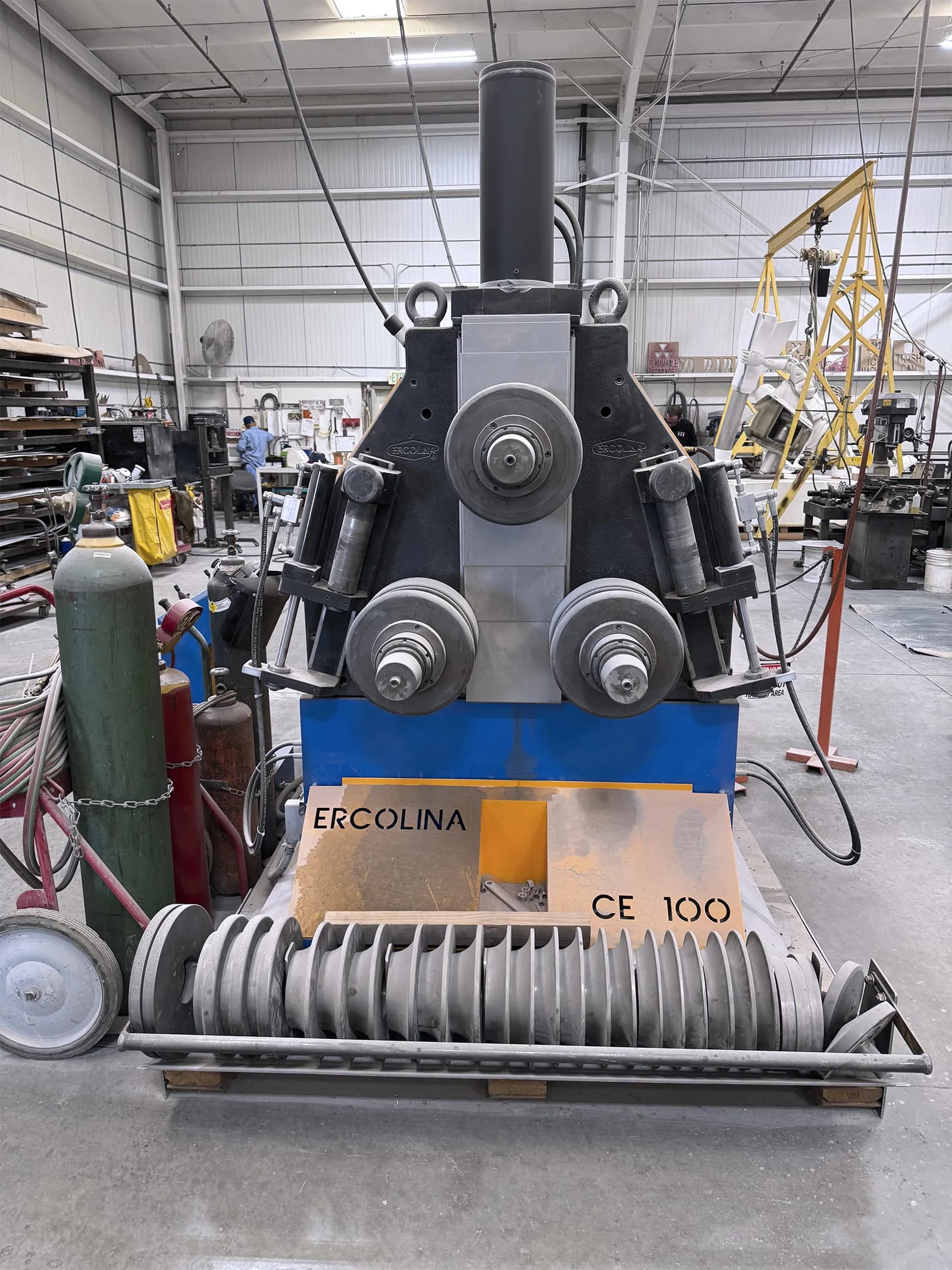 Ercolina CE100H3-RLI Hydraulic 3-Roll Angle Roll  Section Bender_3795006