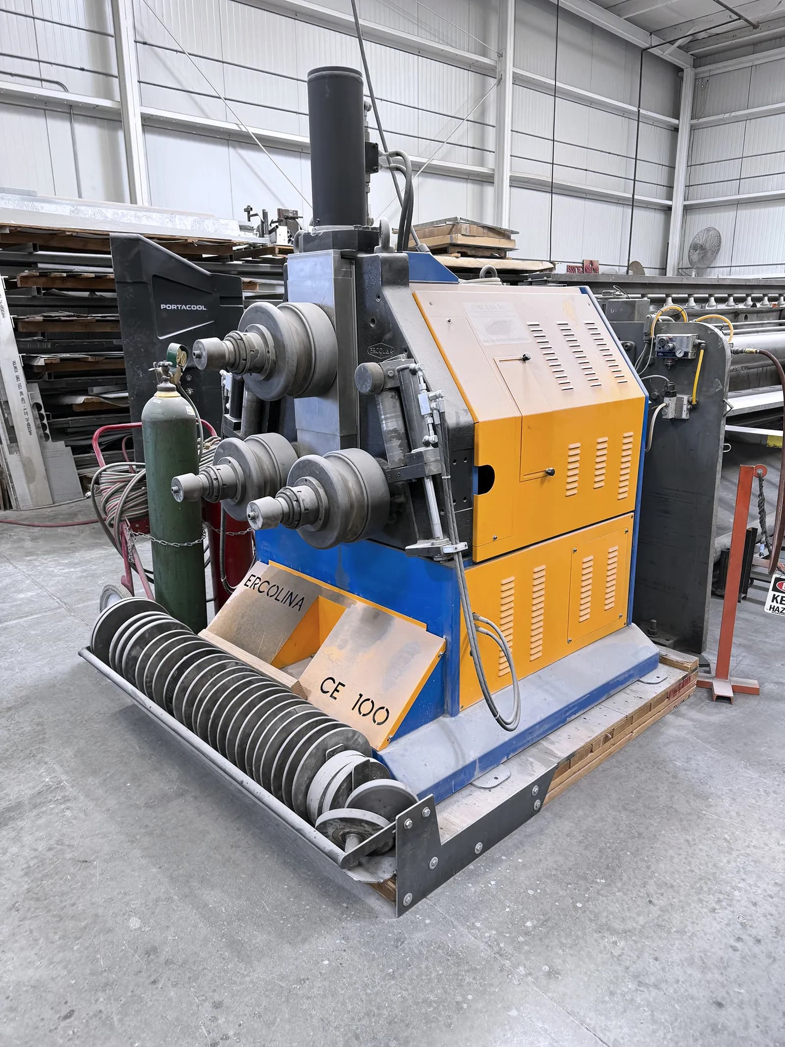 Ercolina CE100H3-RLI Hydraulic 3-Roll Angle Roll  Section Bender_3795006