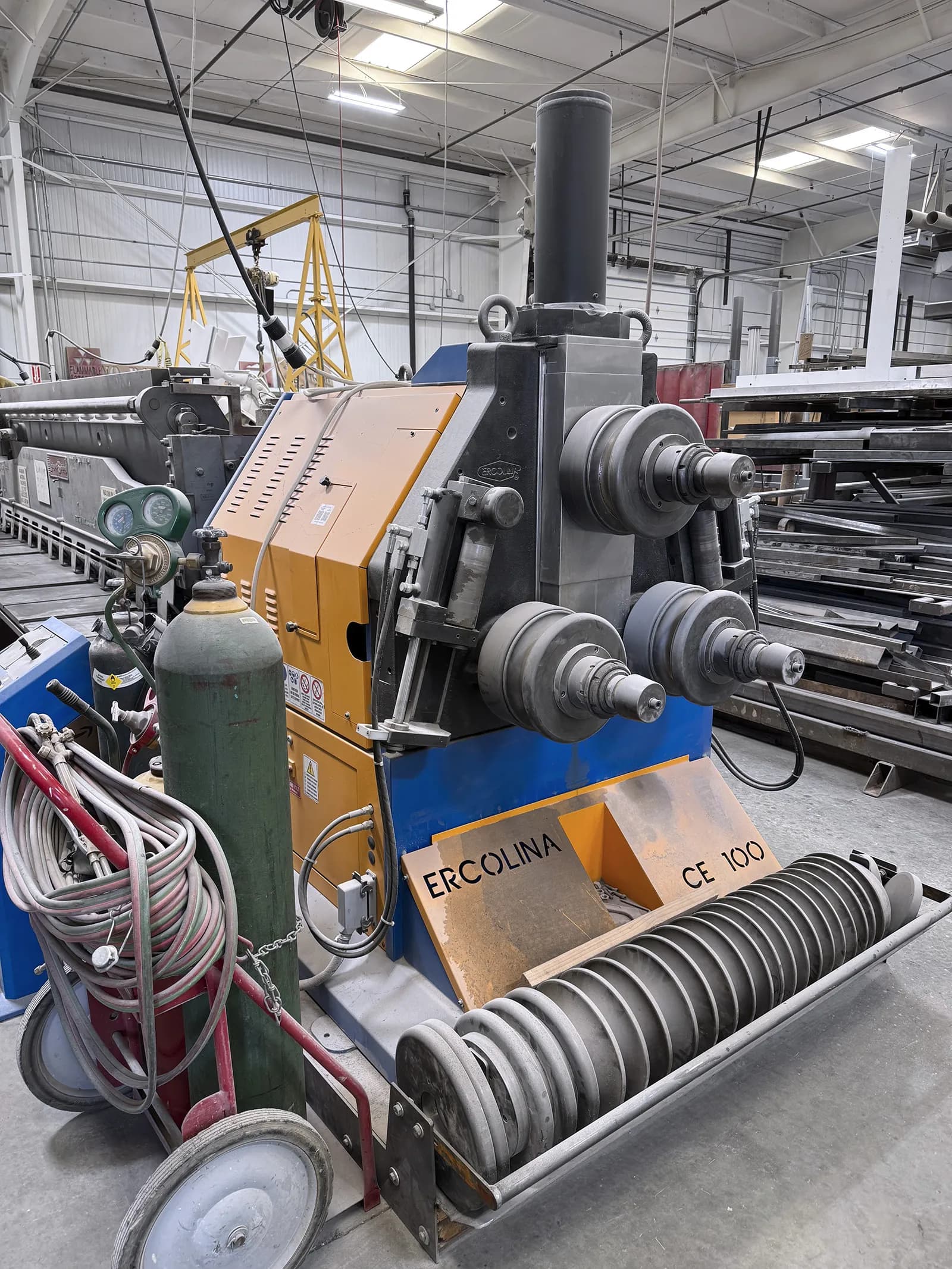 Ercolina CE100H3-RLI Hydraulic 3-Roll Angle Roll  Section Bender_3795006