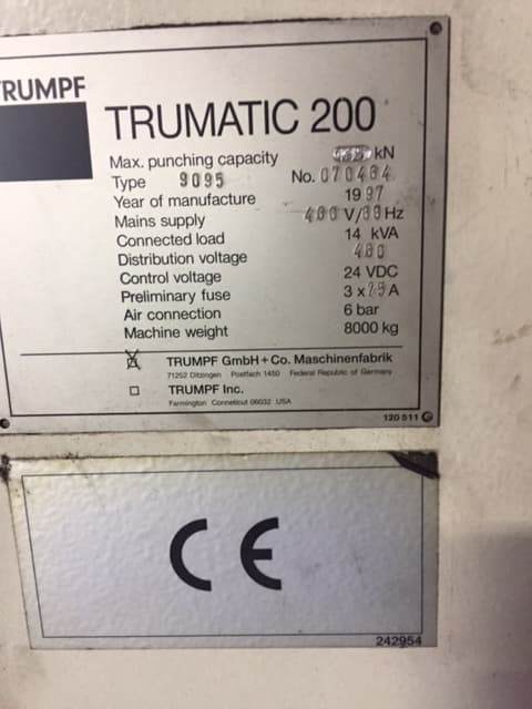 Trumpf TC-200r 1997 1