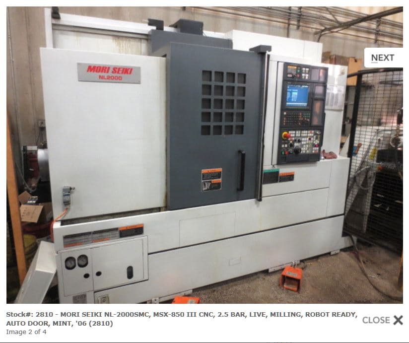 Mori Seiki NL2000SMC/500 2006 1