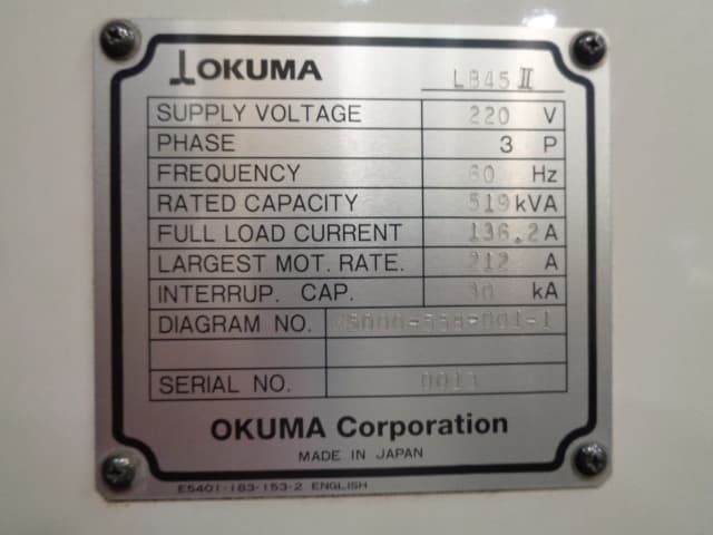 Okuma LB-45II/1000 1994 1