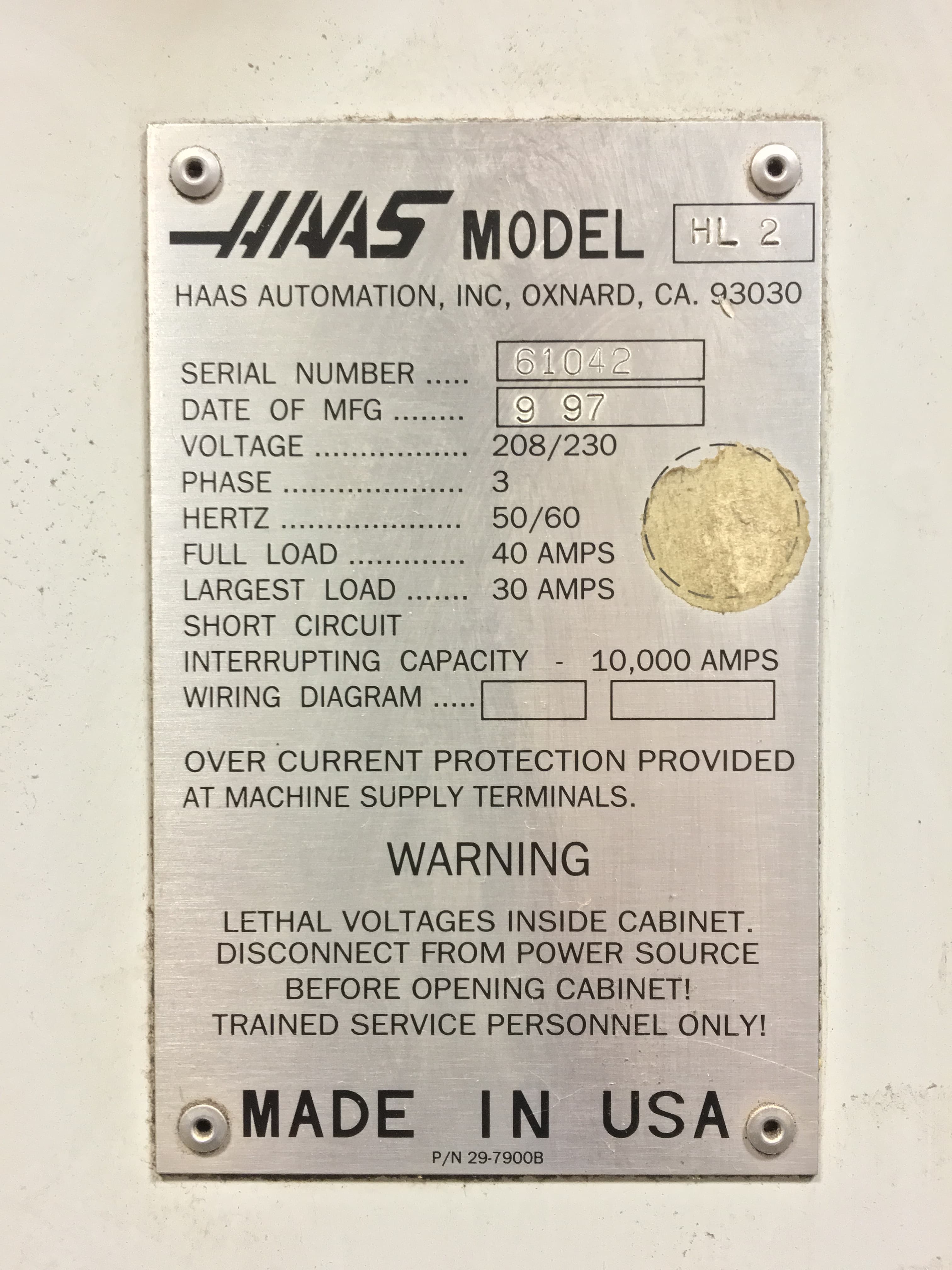 Haas HL2 1997 1