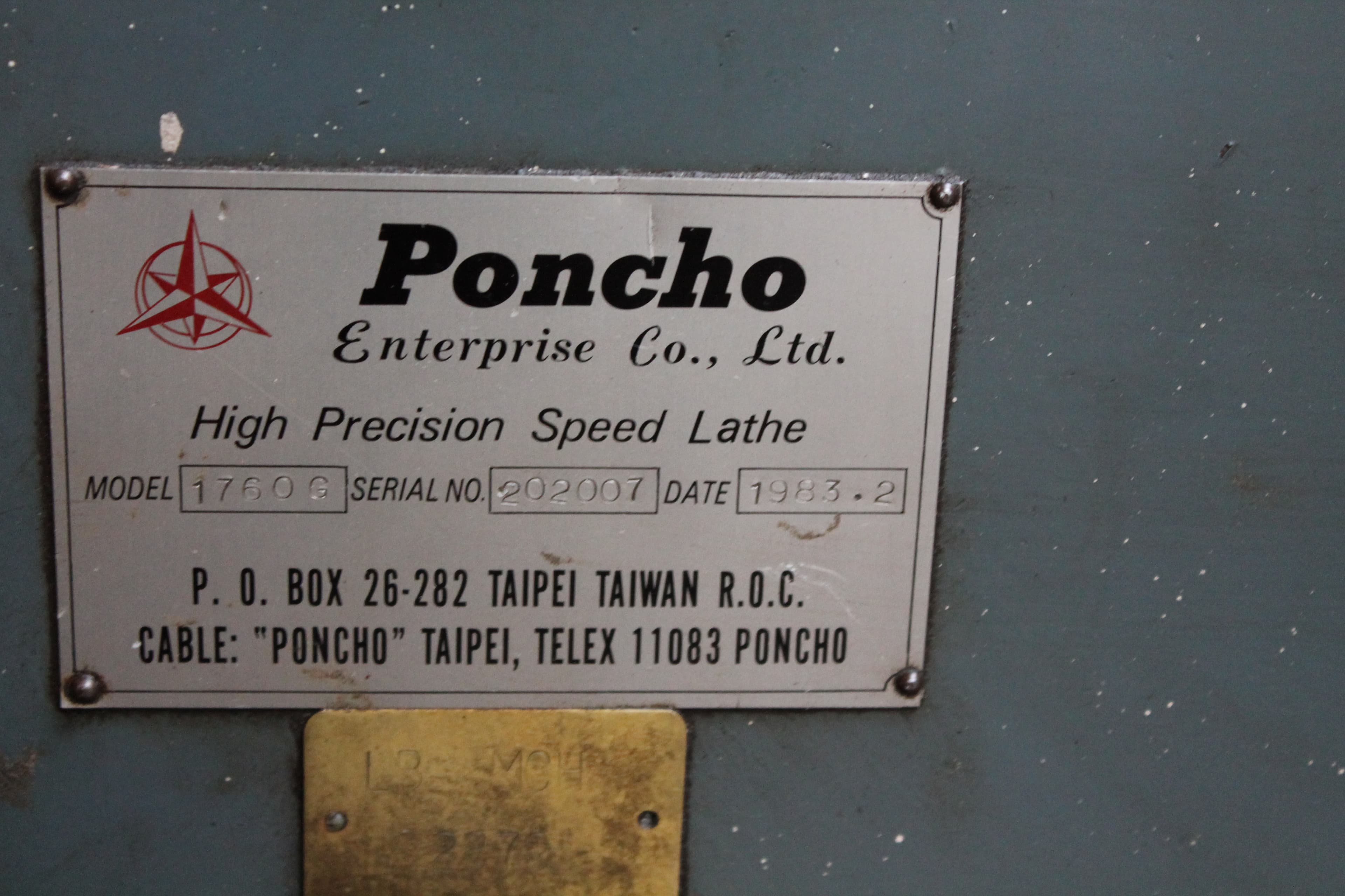 Poncho SR 1760G 1983 1