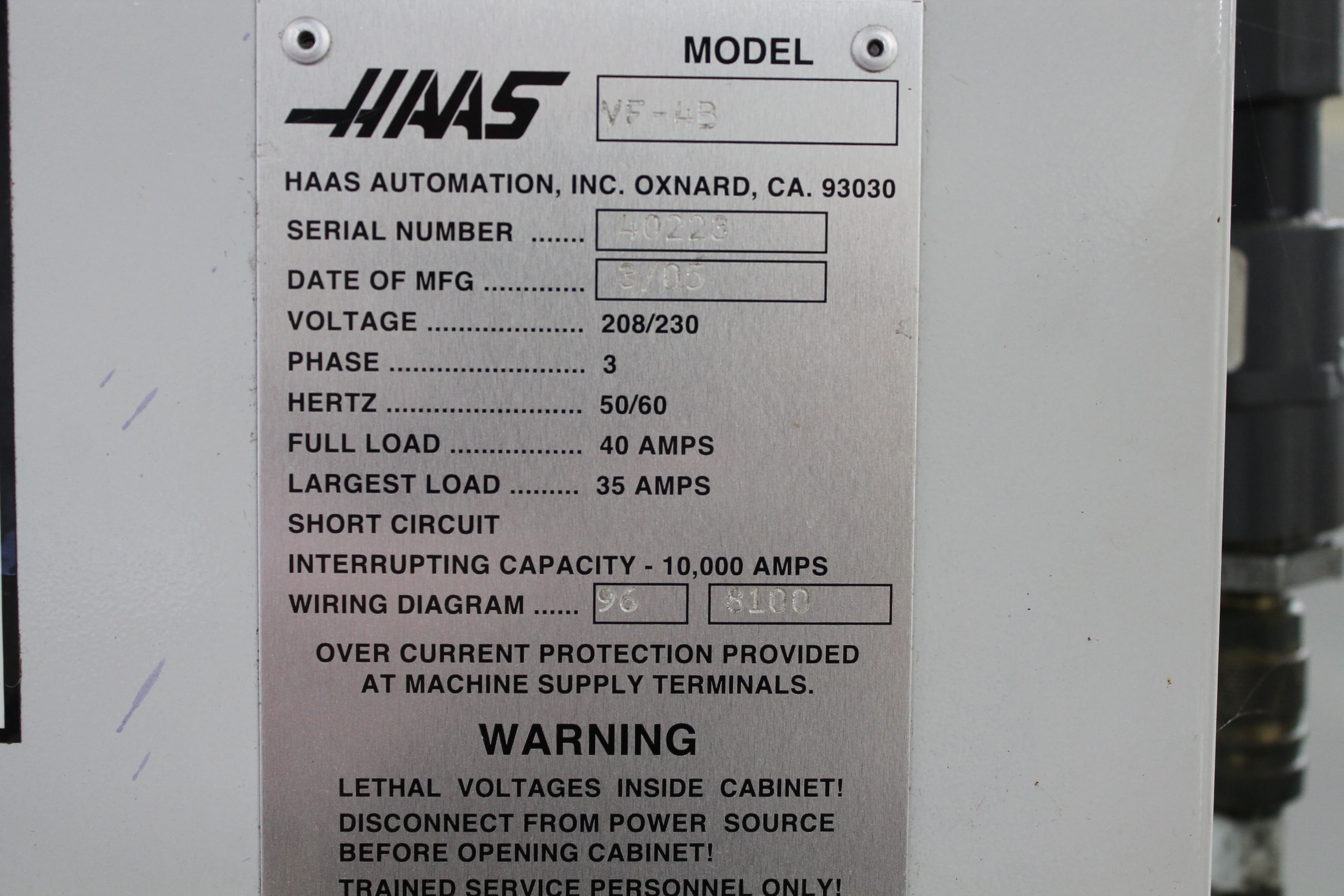 Haas VF-4B 2005 1
