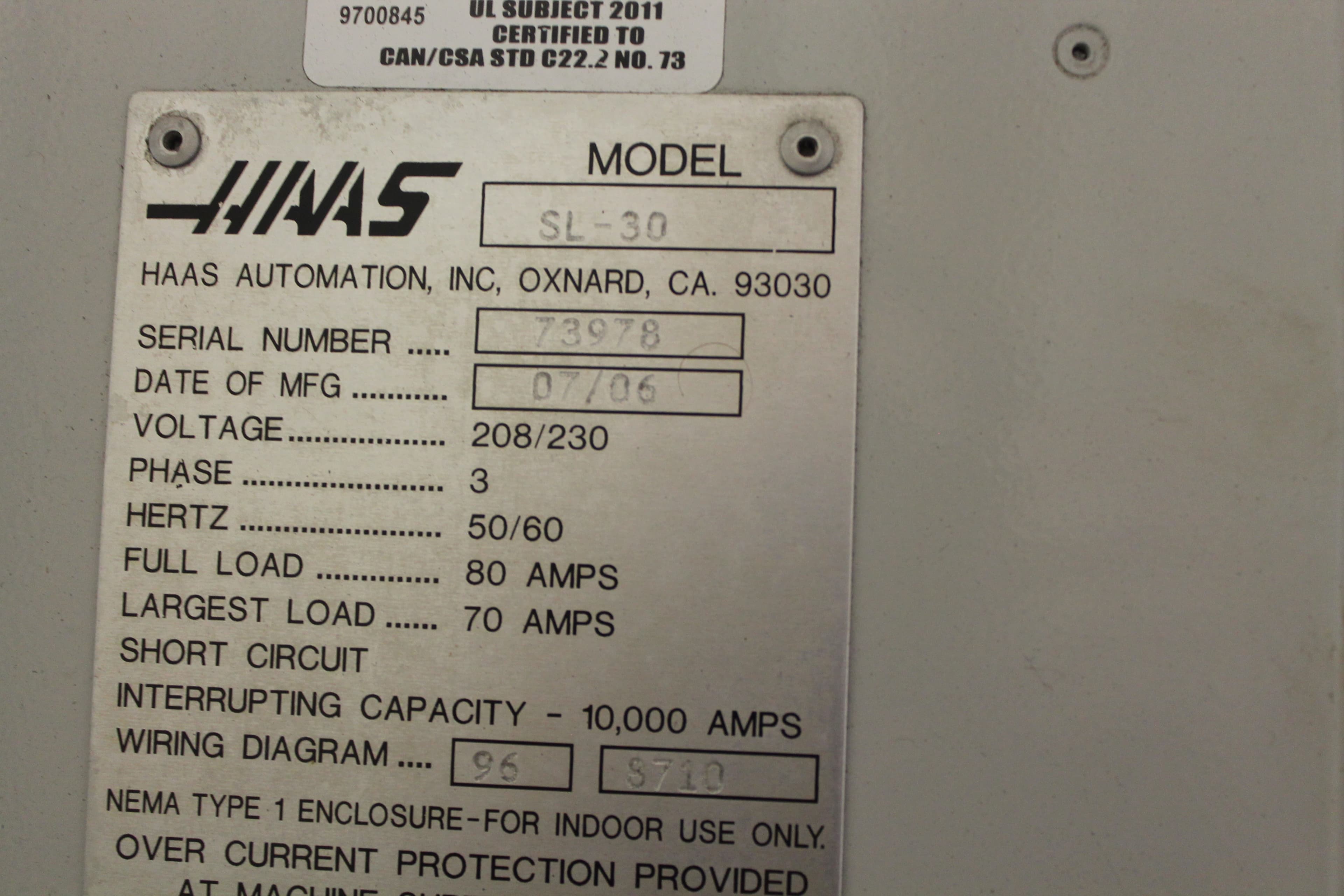 HAAS SL-30 2006