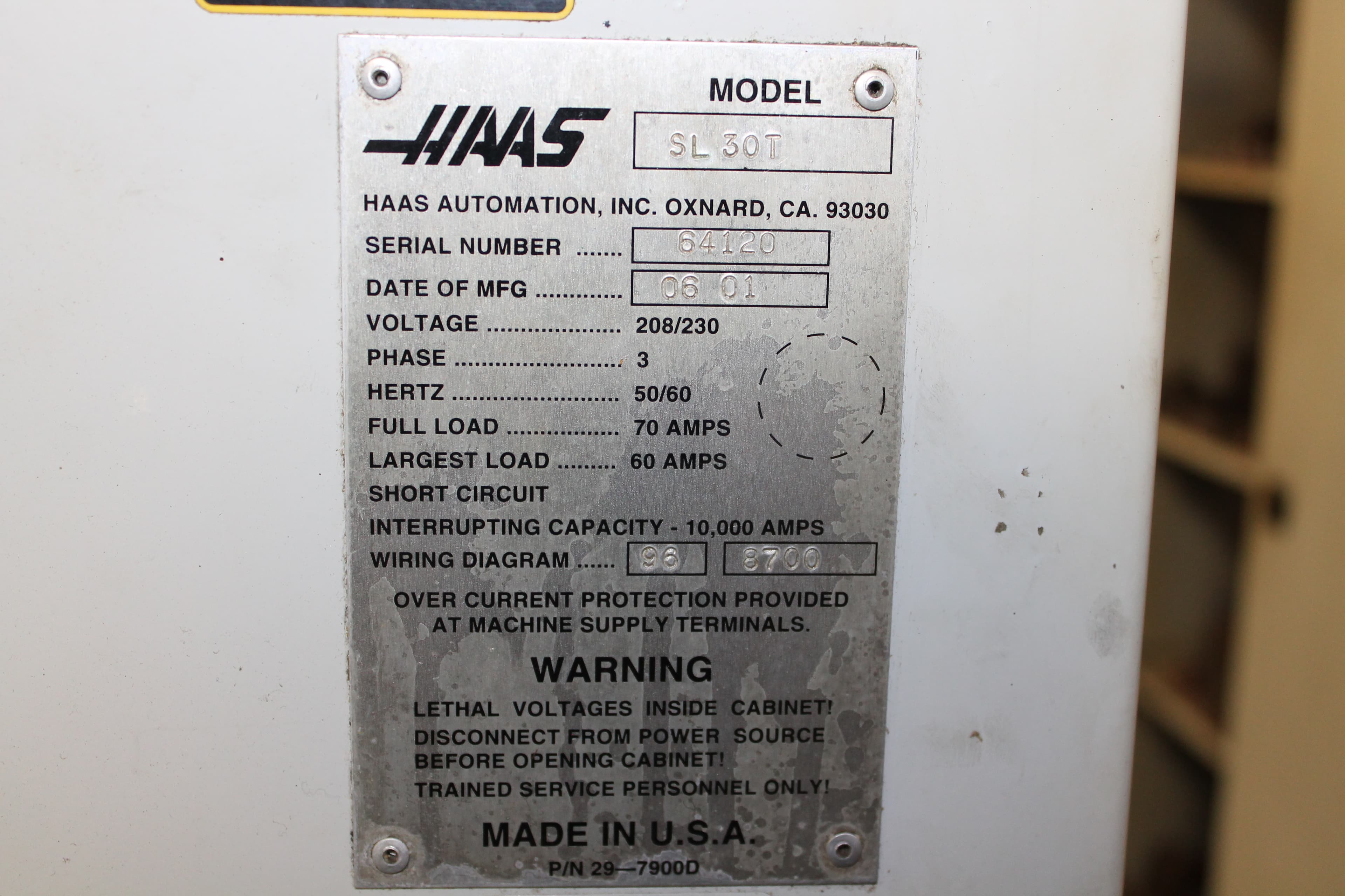 Haas SL-30 2001 2