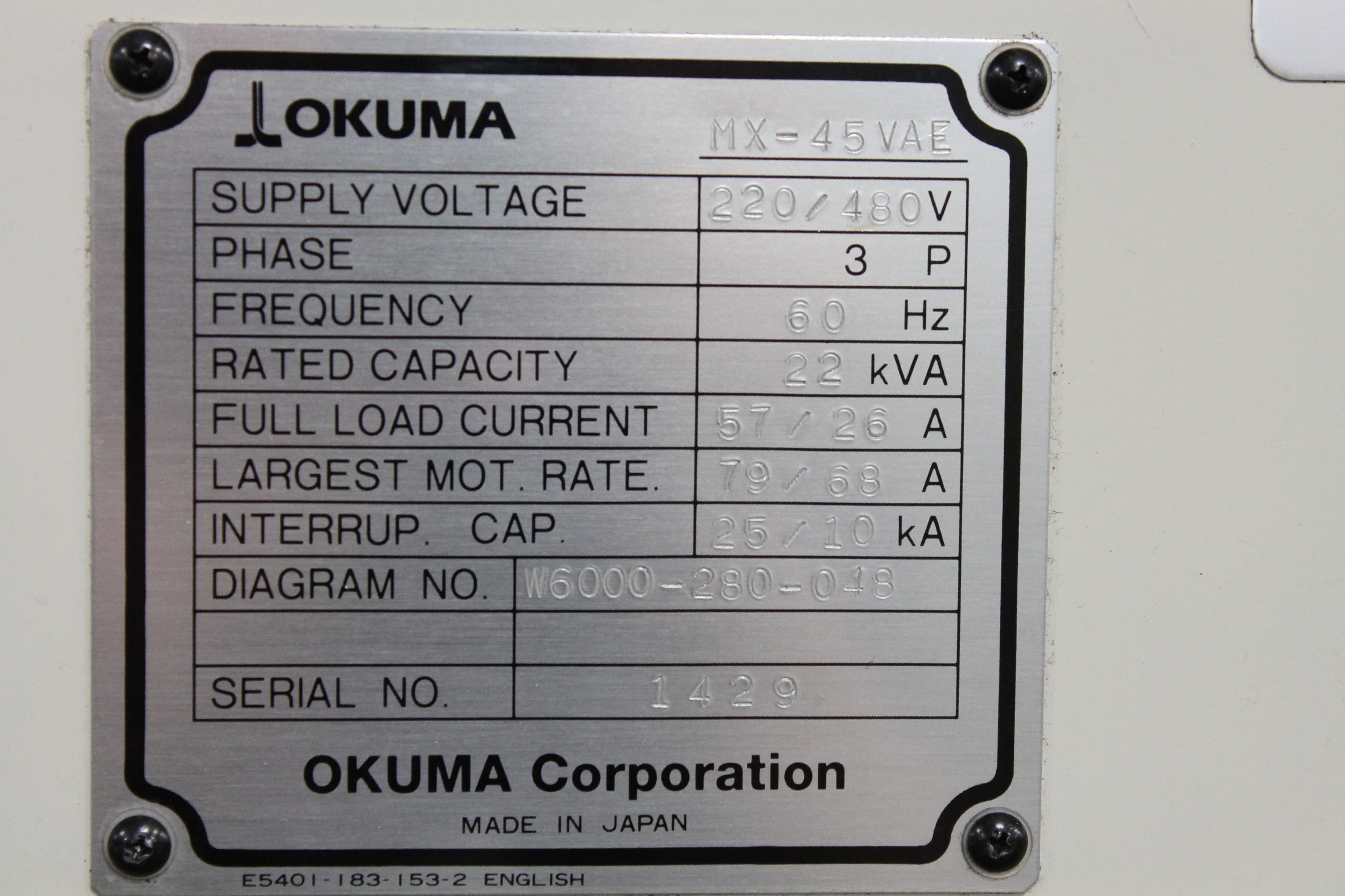 Okuma MX45VAE 2000 1
