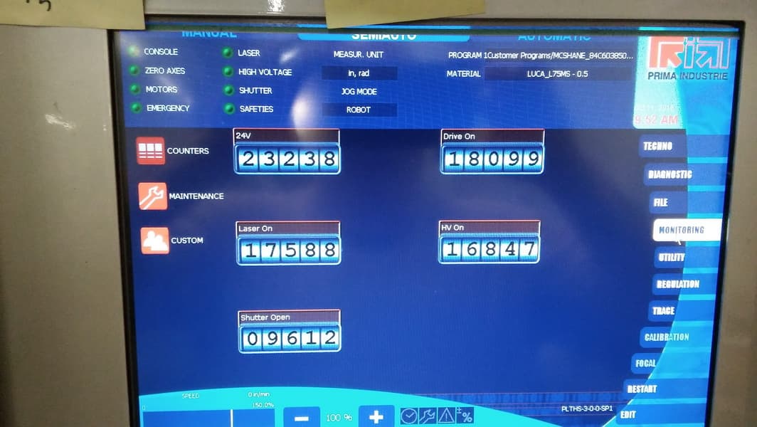 Prima Platino 1530 2007 - MC Machinery Systems Inc