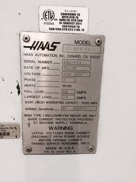 Haas VF-3YT / 50 2008