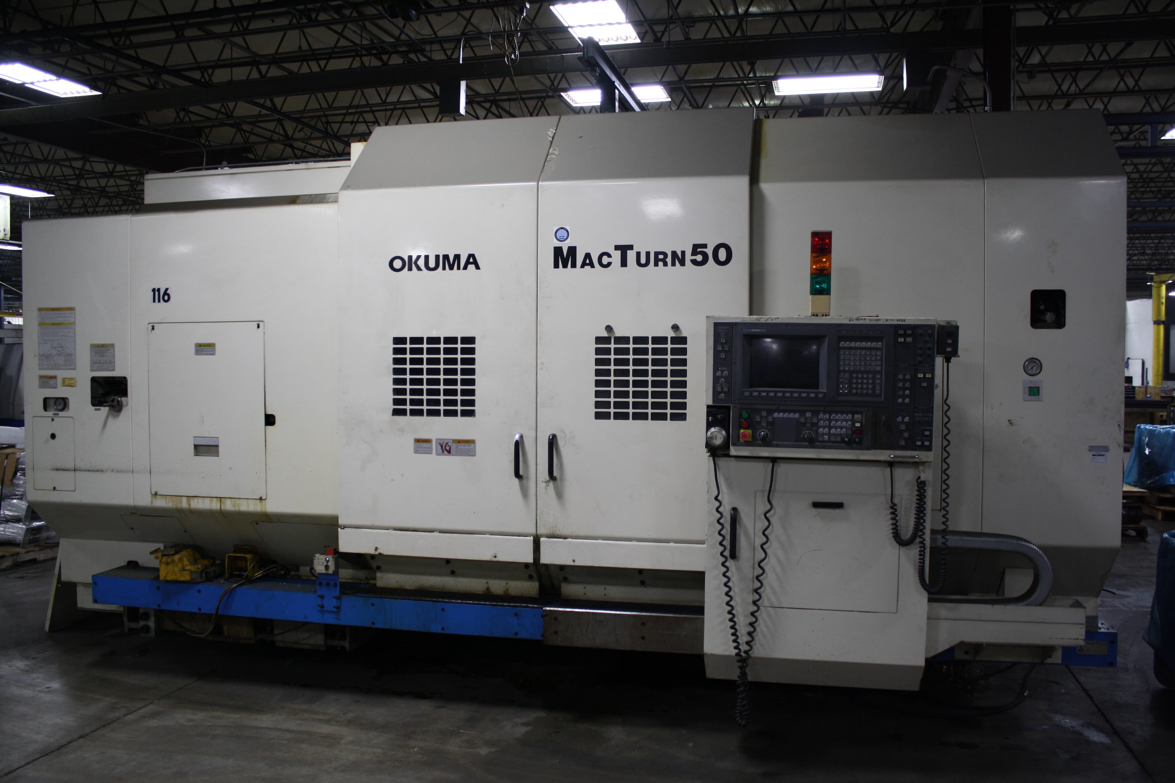 Used CNC Lathe For Sale Okuma Macturn 50 1999 1