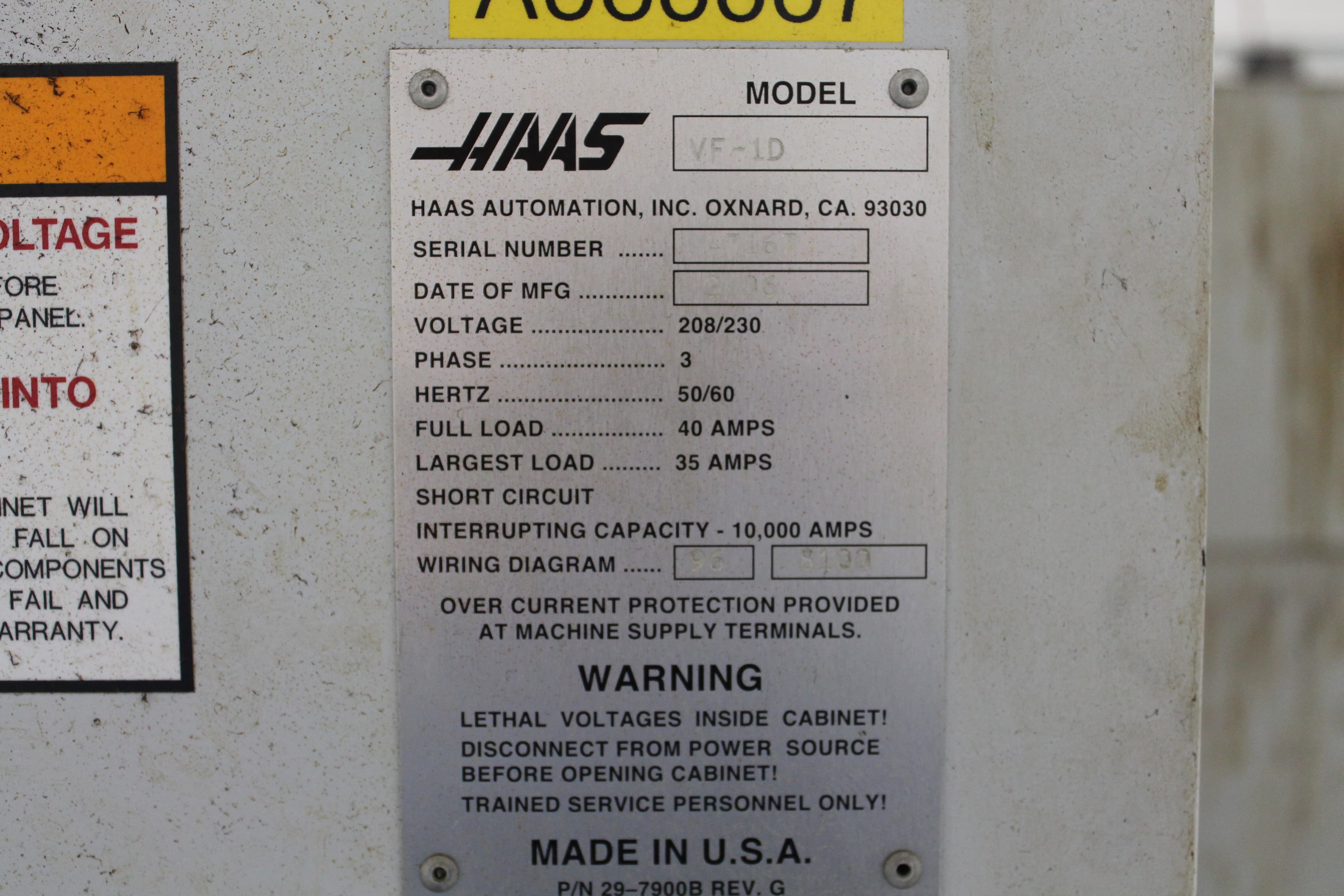 Haas VF-1 D 2006 2