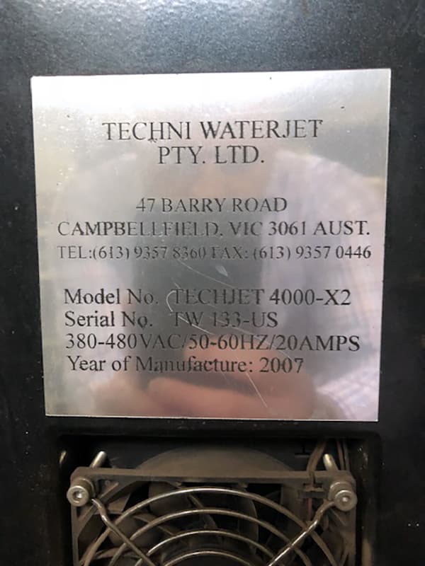 Water Jet Techni TJ4000-X2 2007 1