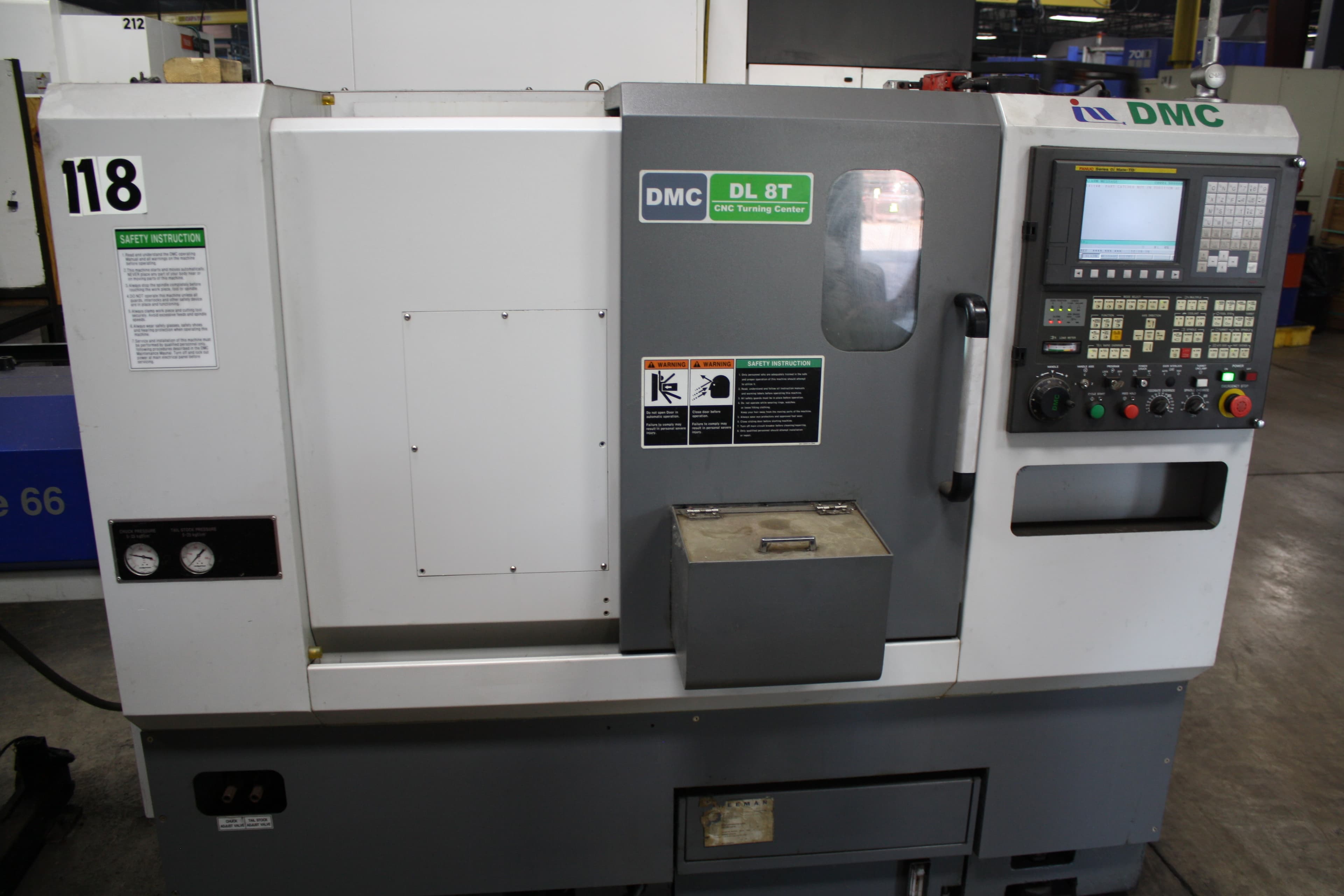 DMC DL8T with Barfeed 2012