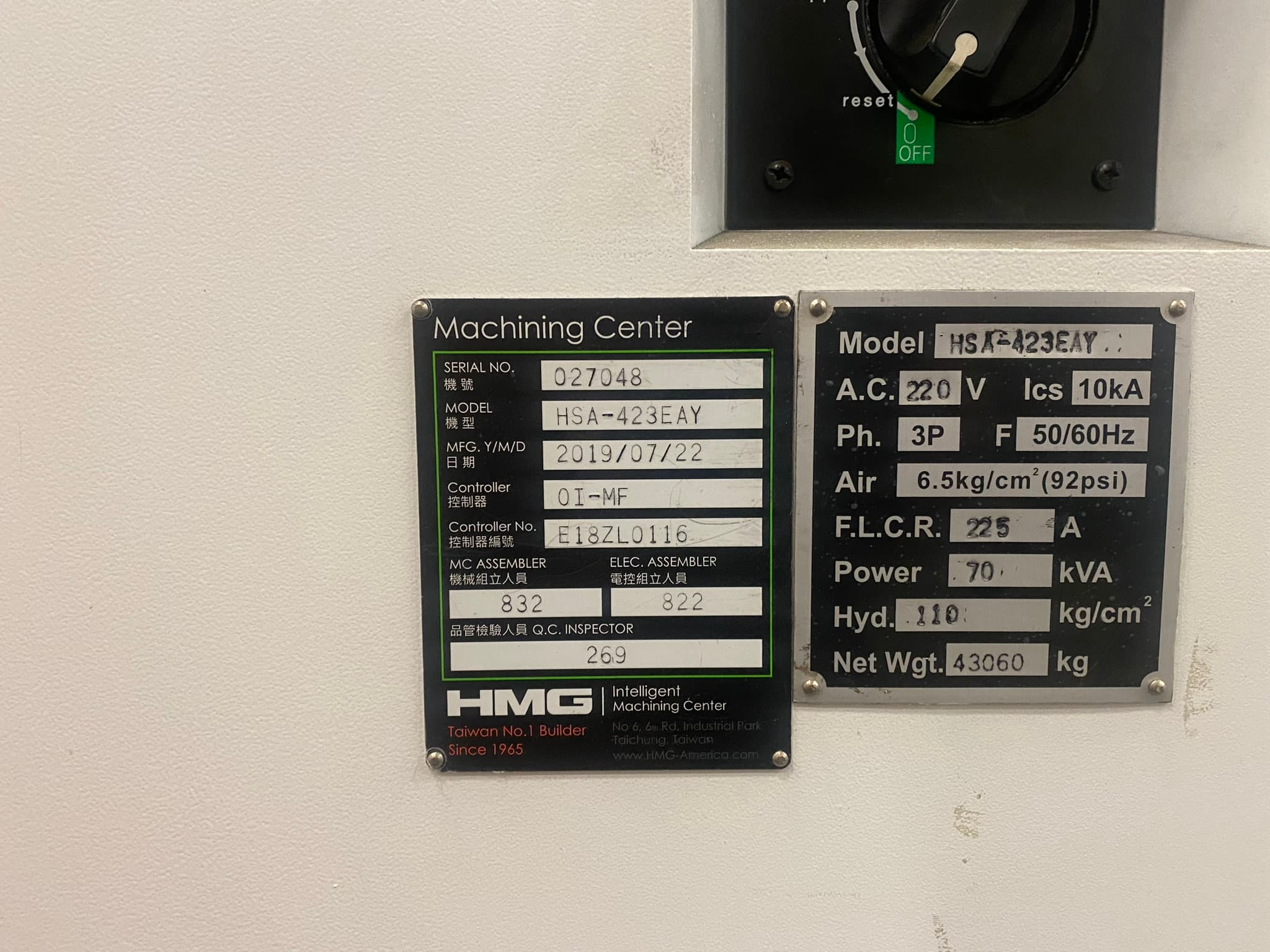 Hartford HSA-423EAY 2019 1