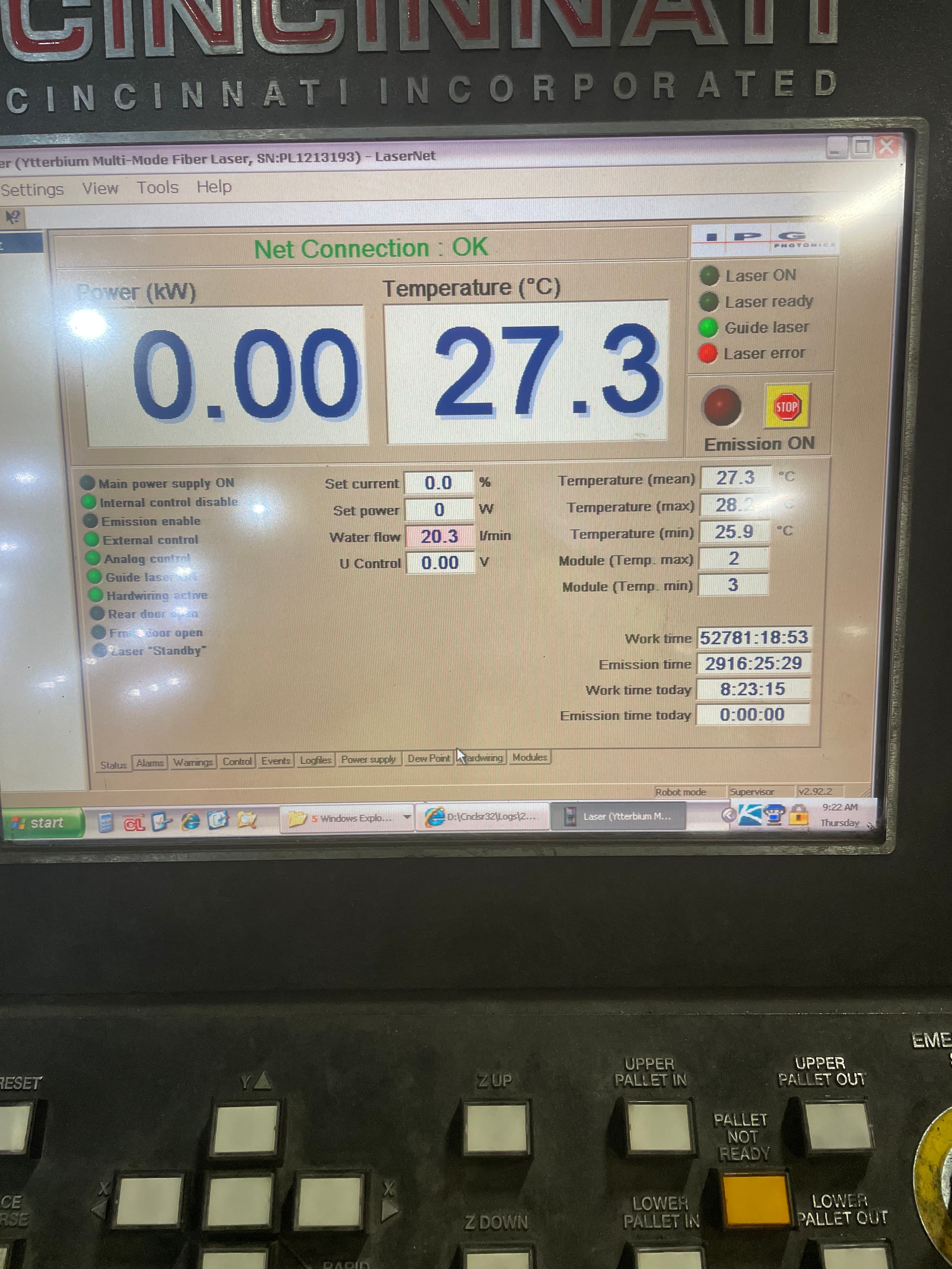 Cincinnati CL-940 6x12 4kW 2013 8