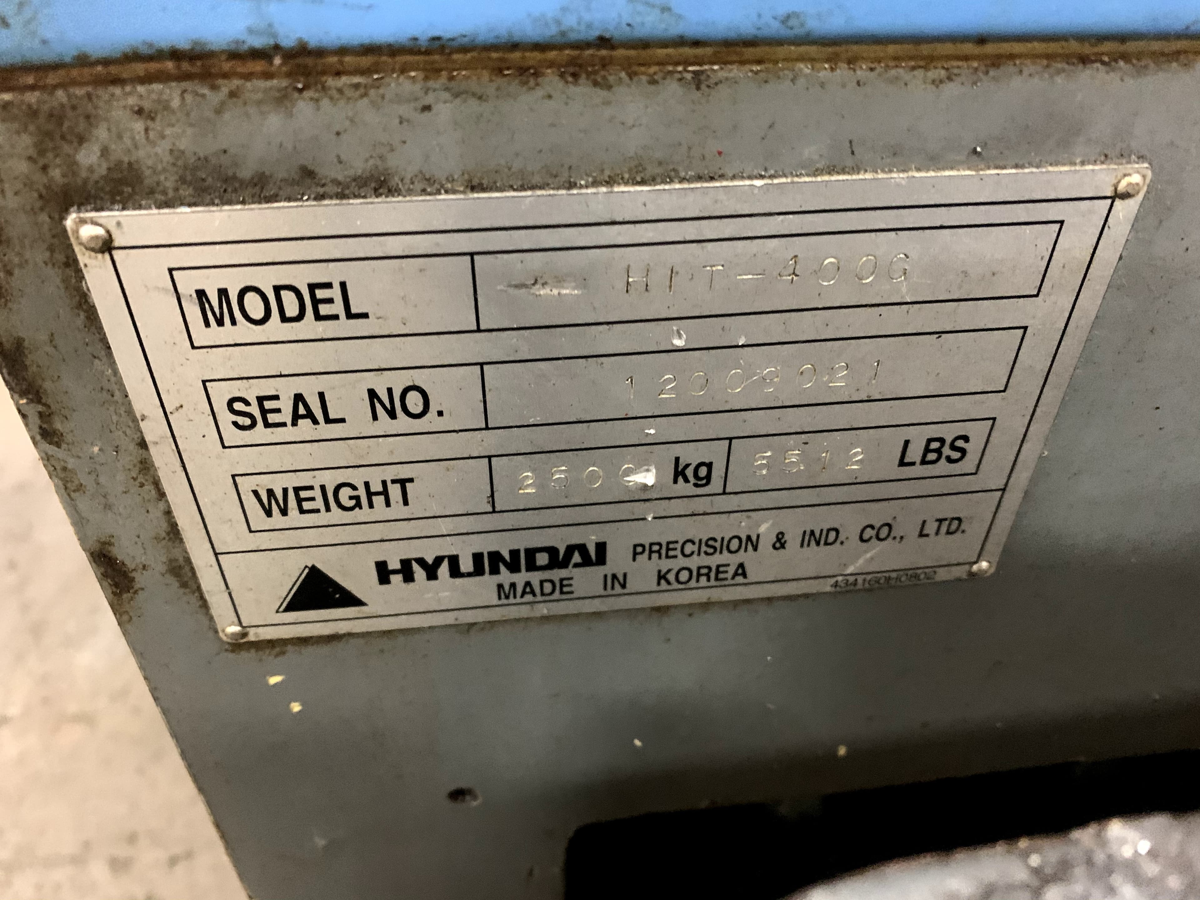 Hyundai HIT-400G 1999 1