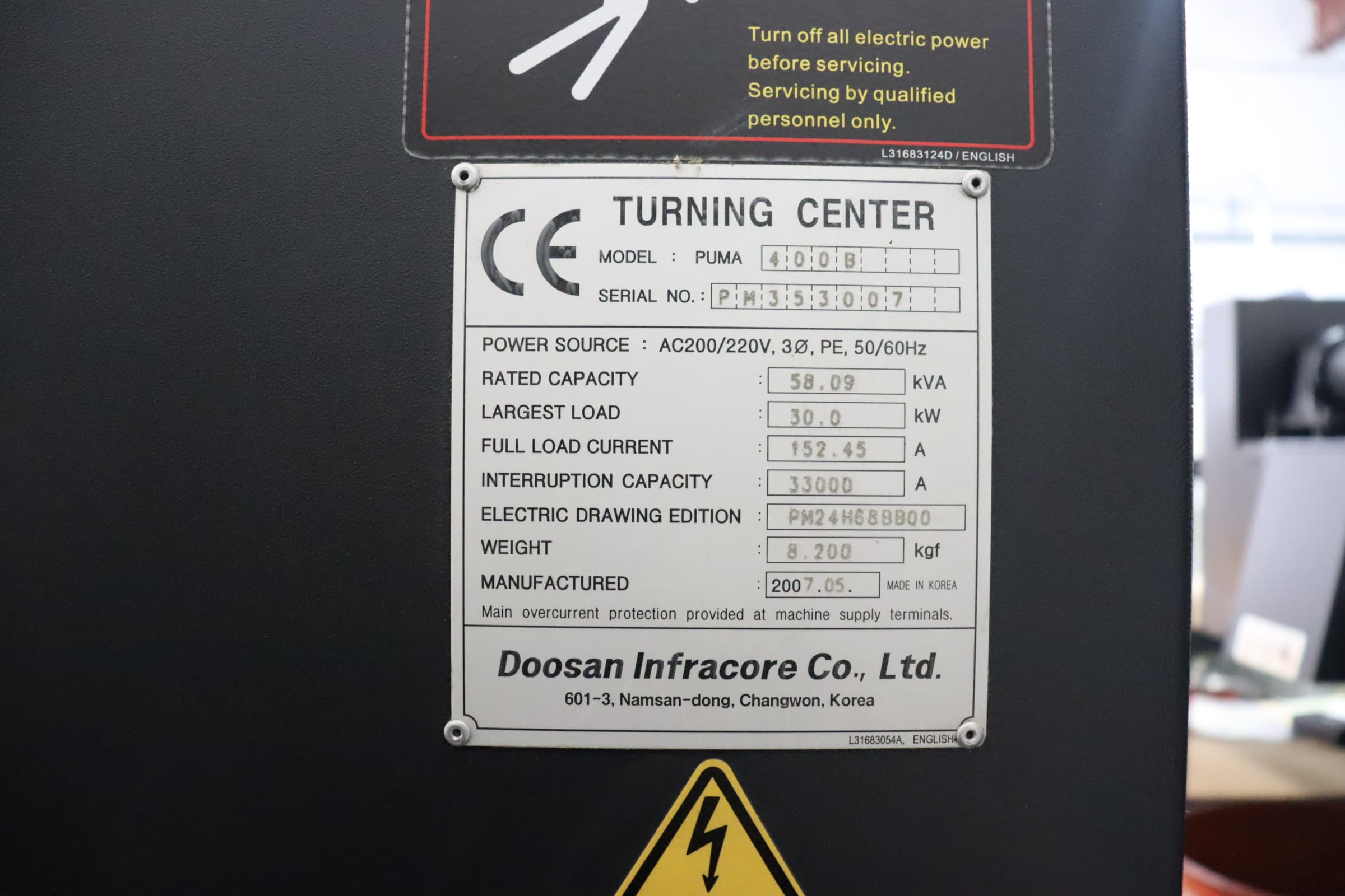 Doosan Puma 400B 2007 1