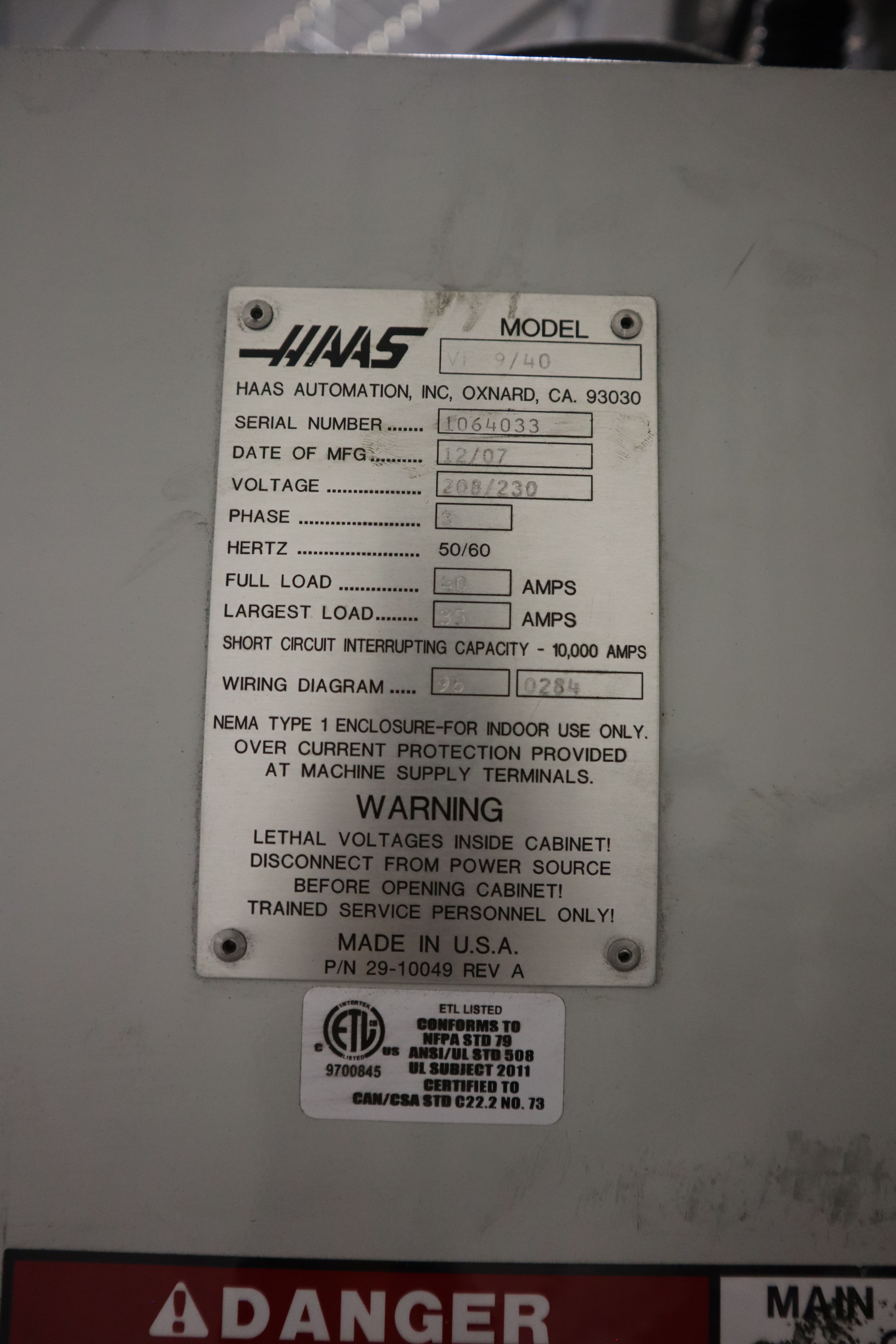 Haas VF-9/40 2007 1