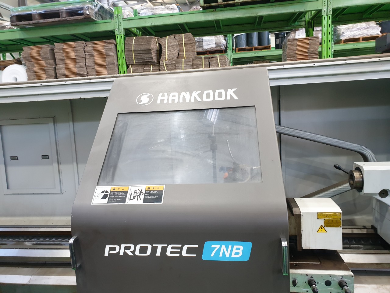 Used CNC Lathe Hankook Protec 7NB x 4000 2016