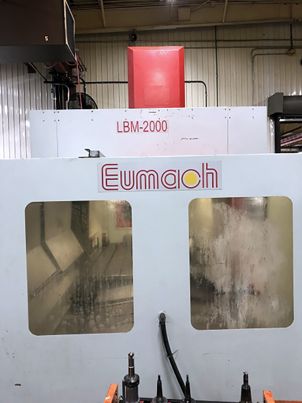 Used Vertical Machining Center Eumach LBM2000 2005