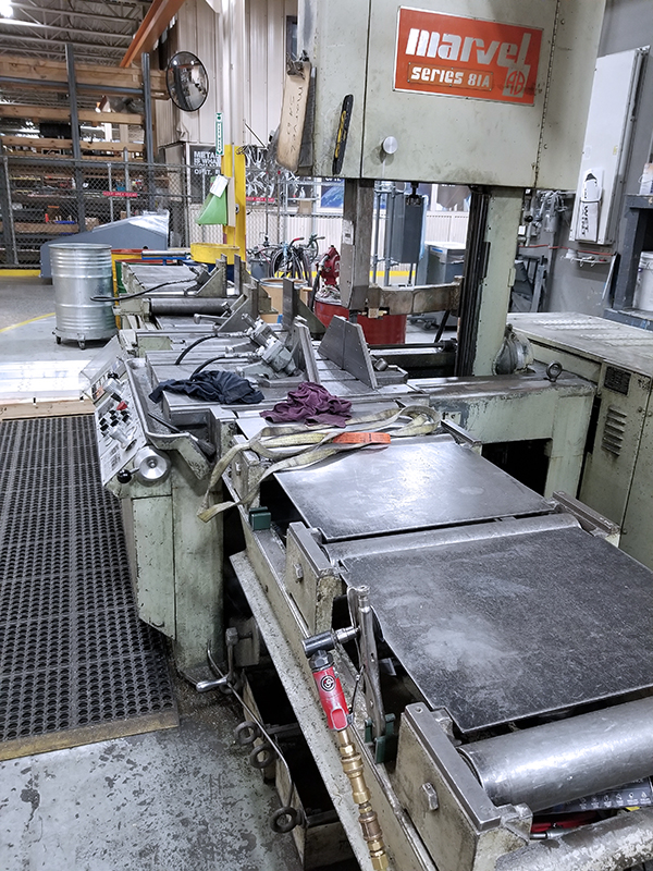 Used Marvel Horizontal Band Saw 81A10/PC For Sale