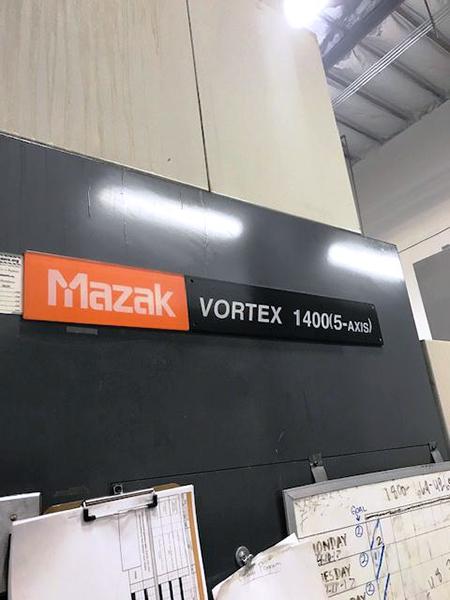 Used 5 Axis Machining Center Mazak Vortex 1400 2000