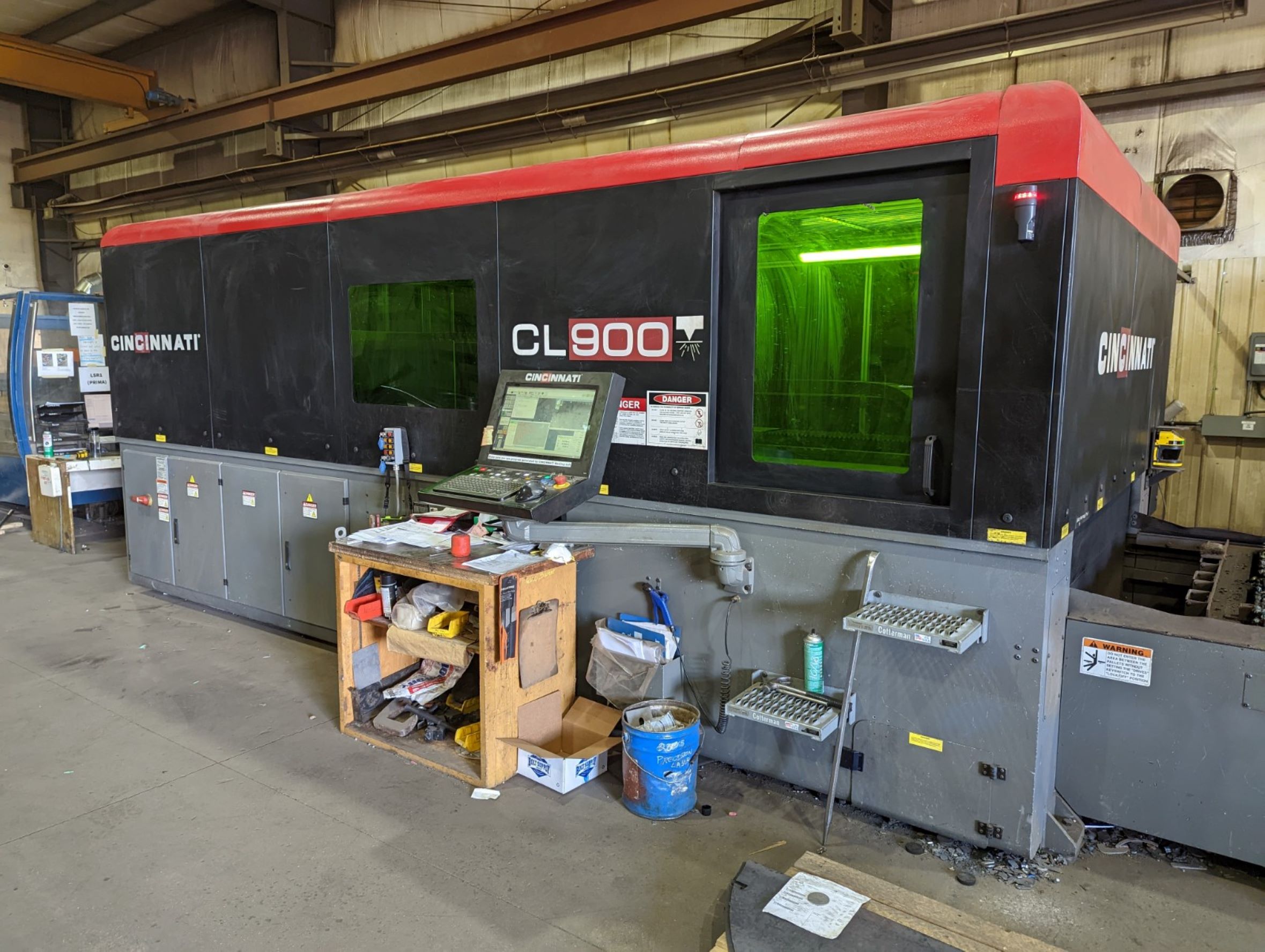 Used Fiber Laser Cutting Machine  Cincinnati CL-900 2019