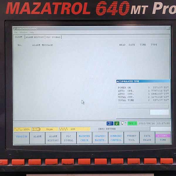 Used CNC Lathe Mazak Integrex 100 III ST 2004