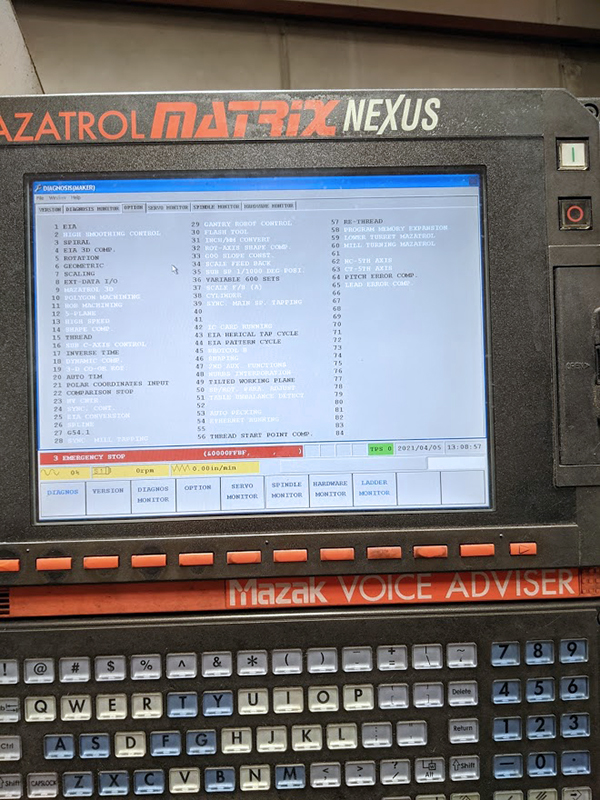 Used CNC Lathe Mazak QTN 450-II 2008