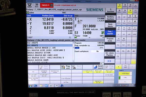 Used Double Column Machining Center CMS Industries Poseidon 38/100 DB KX5 Z1300 2016