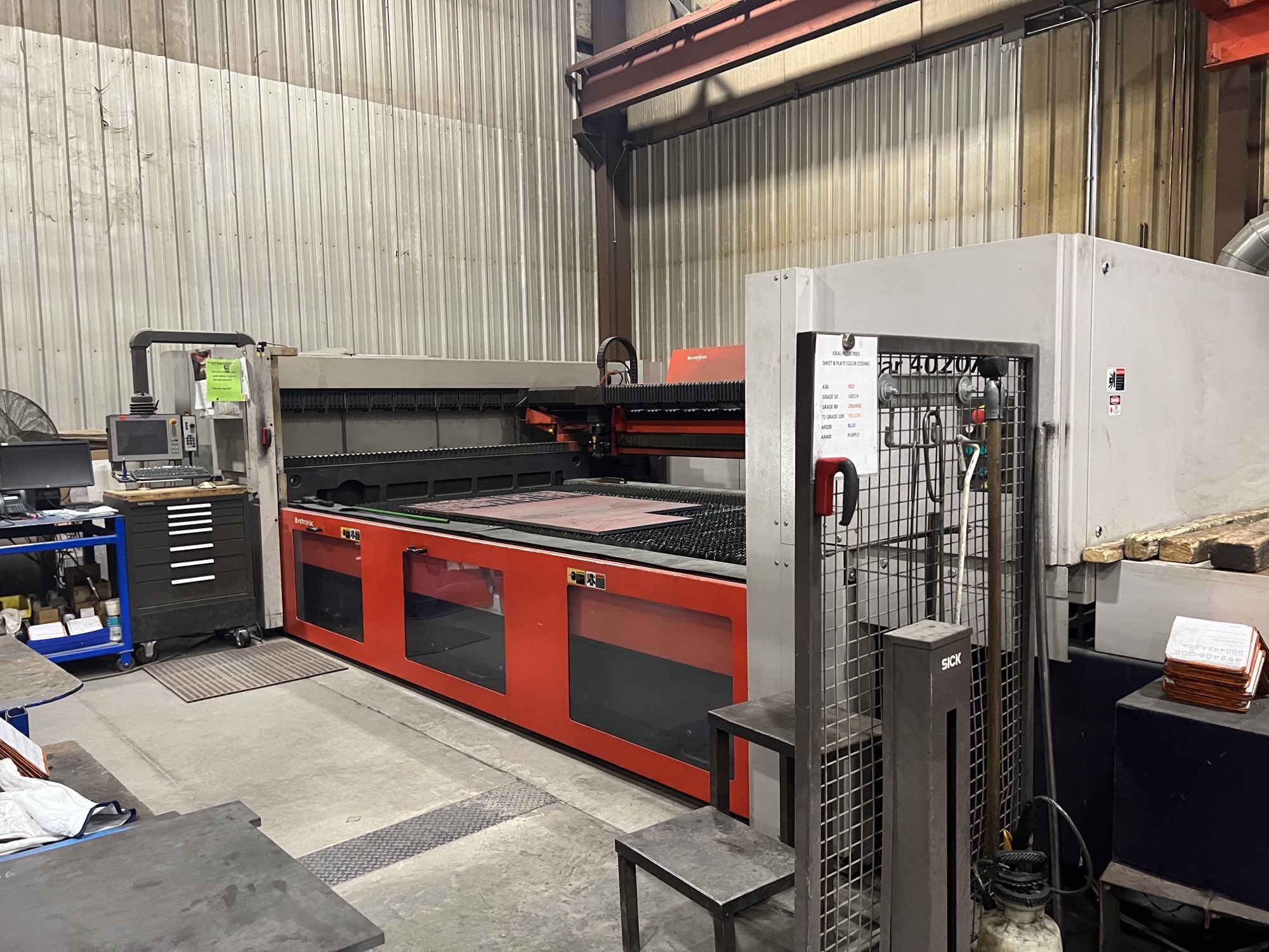 Used Laser Cutting Machine Bystronic ByLaser 6000 2011