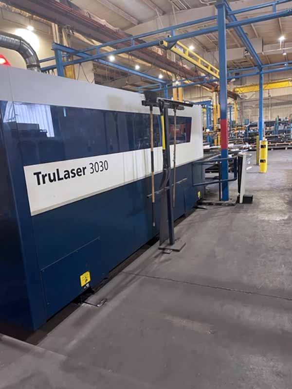 Used Laser Cutting Machine Trumpf TruLaser 3030 6KW Fiber 2018