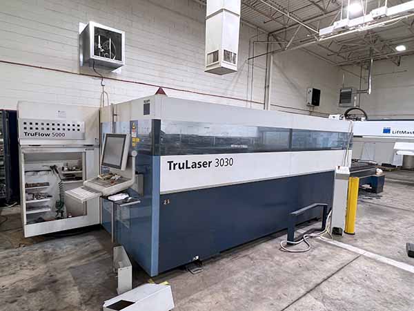 Used Laser Cutting Machine Trumpf TruLaser 3030 2011