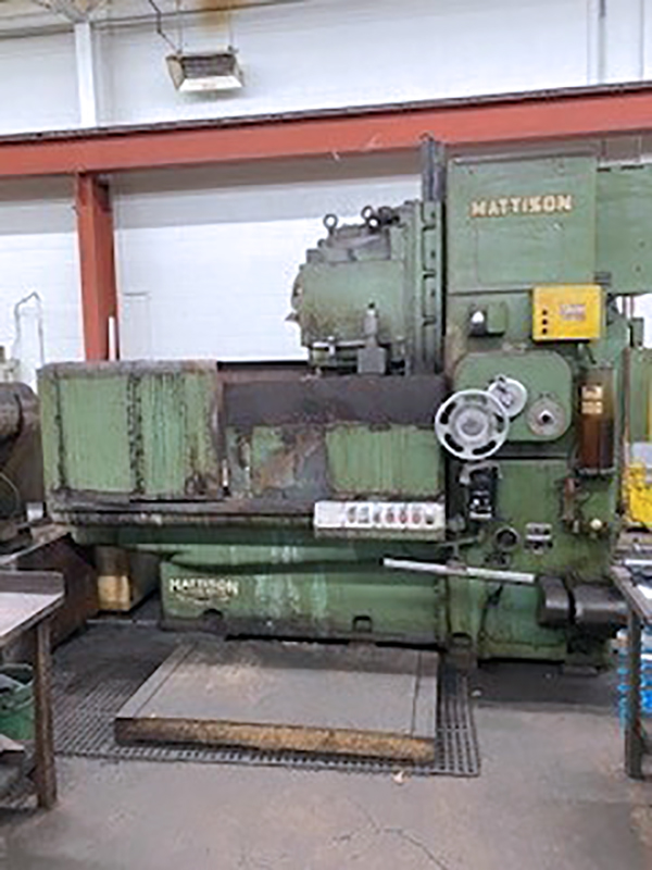 Used Rotary Surface Grinder Mattison 42-24 