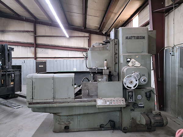 Used Rotary Surface Grinder Mattison 42