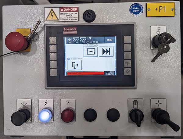 Used Vertical Band Saw Behringer LPS-T 3D 2021