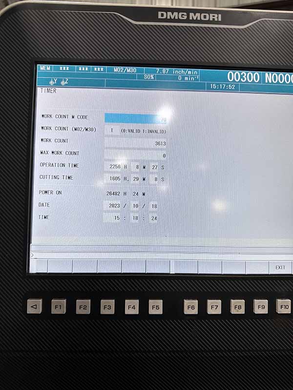 Used Vertical Machining Center DMG Mori Seiki CMX-1100V 2018